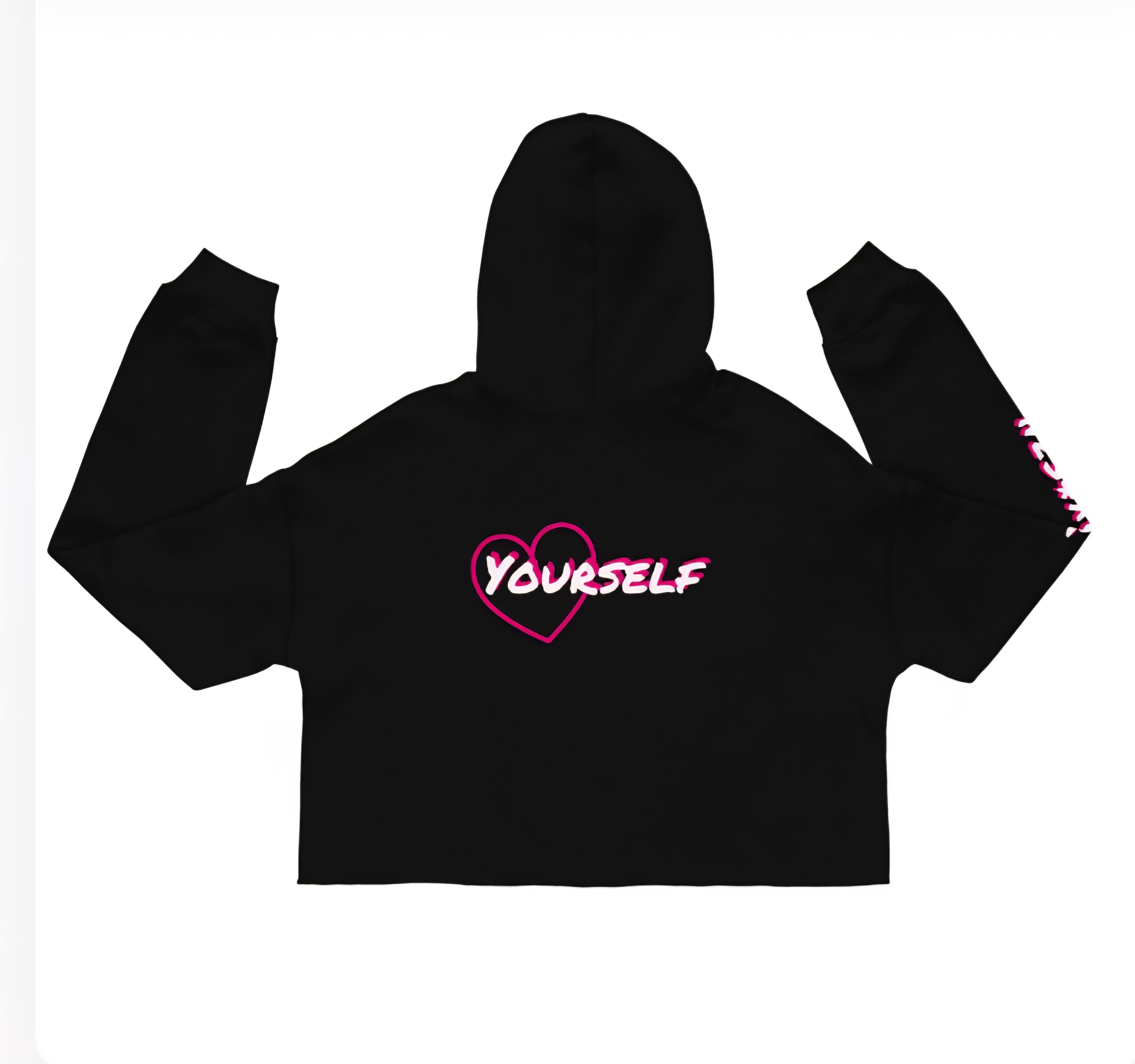 Love Yourself Crop Hoodie