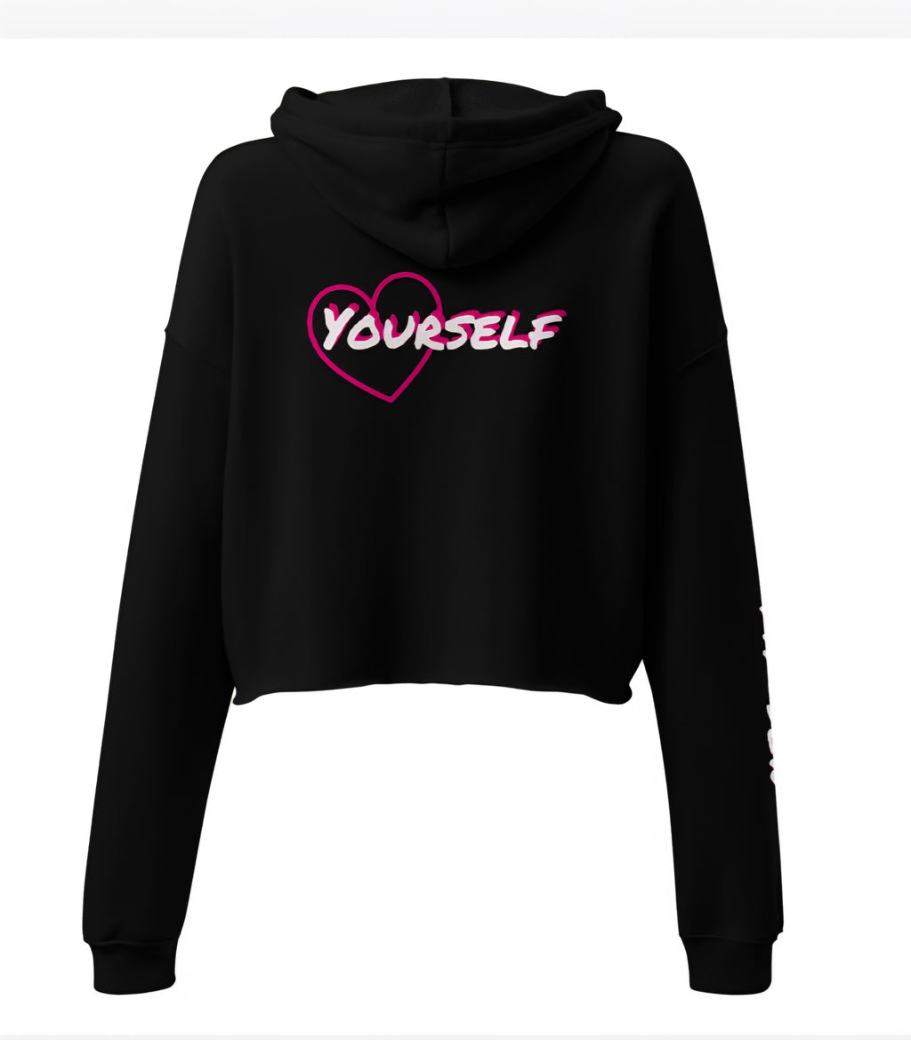 Love Yourself Crop Hoodie