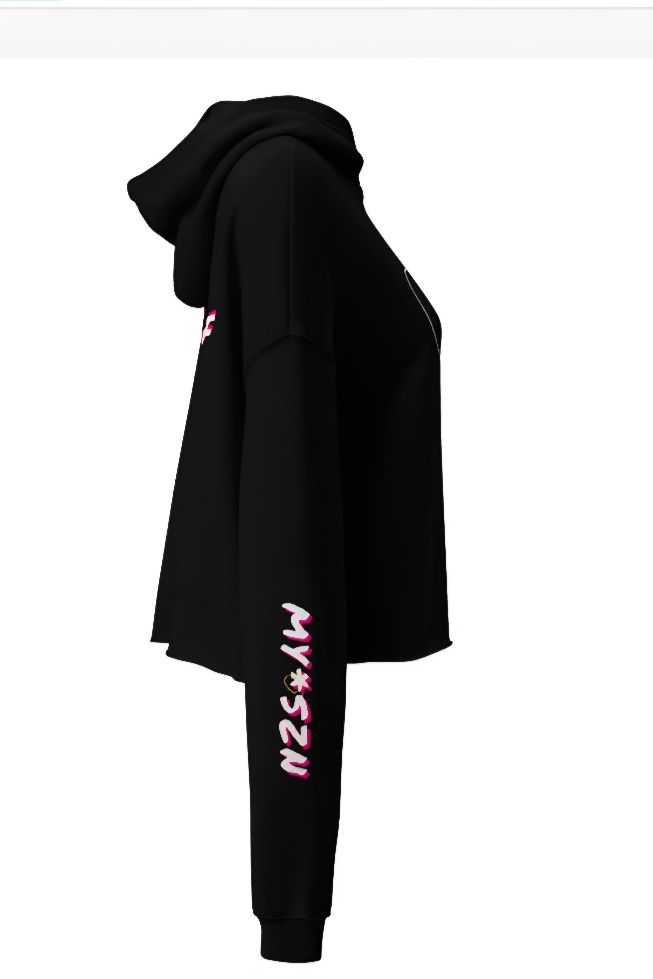 Love Yourself Crop Hoodie