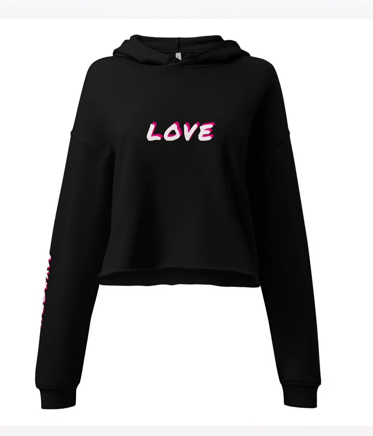 Love Yourself Crop Hoodie